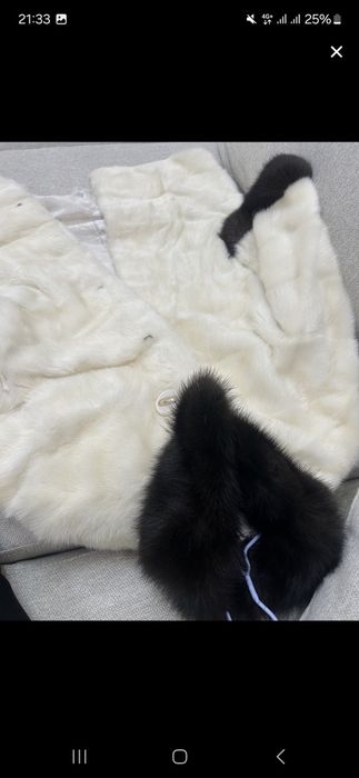 Шуба норковая стильная