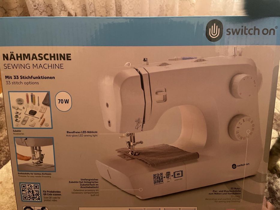 Masina de cusut sigilata Switch On
