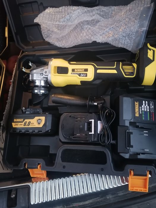 Акумулаторен ъглошлайф Девалт 125мм