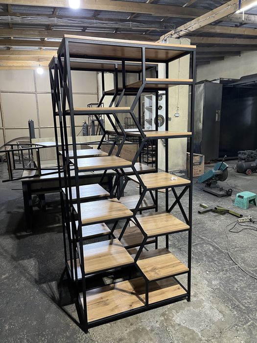 Лофт стил мебел шкаф стеллажи рабочий стол навесное шкаф