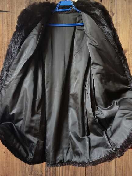 Дамско палто от норка цели кожи