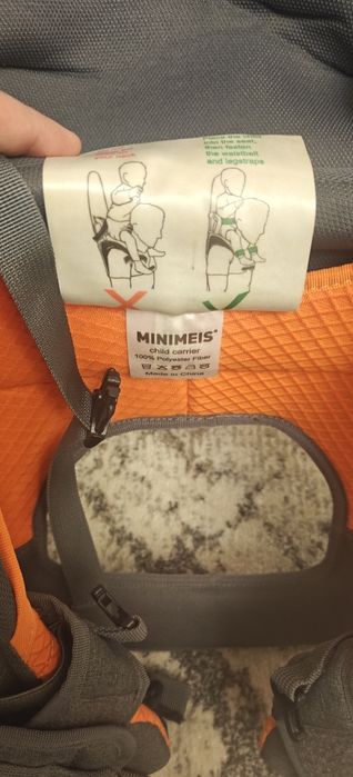 Scaunel/marsupiu purtat copil pe umeri Minimeis S3