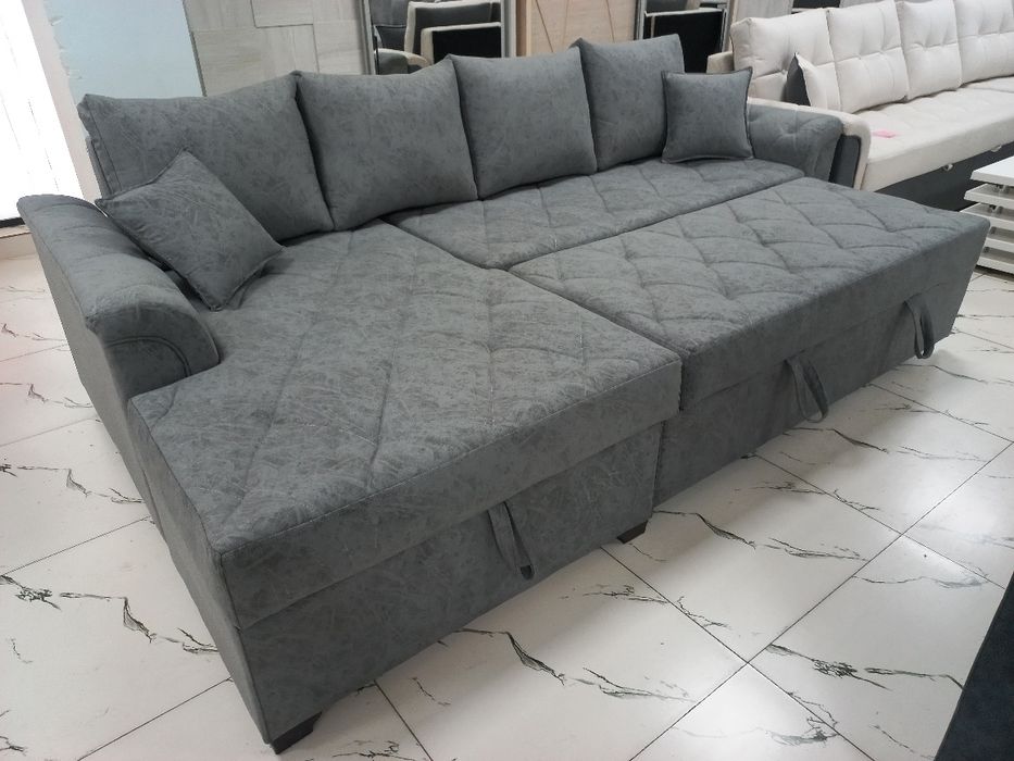 Угловой диван в наличии
Раскладной механизм дельфин