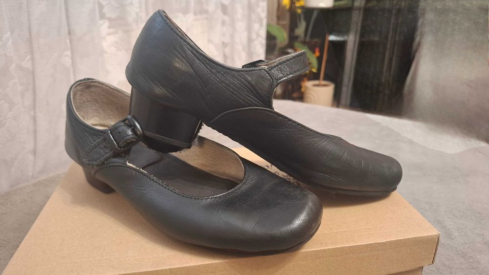 Дамски Скарпини "Комфорт"(4см ток) естествена кожа