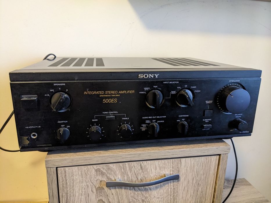 усилвател SONY TA-F500ES

цената е твърда

предпочитам лично за София