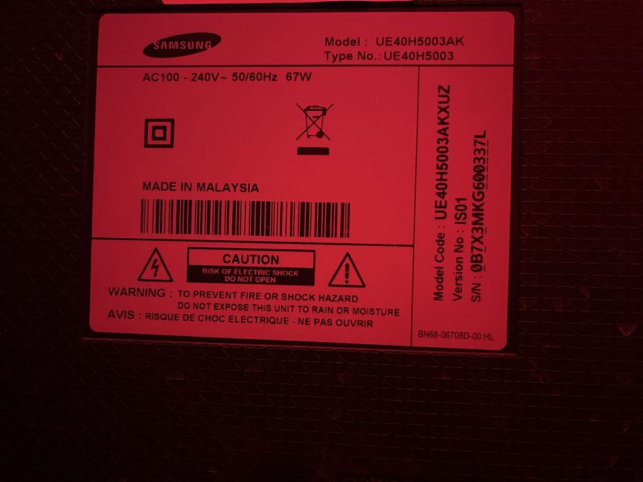 SAMSUNG televizori sotiladi 40 dyum razmer