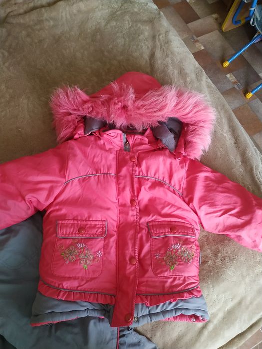 Зимние куртки комбенизоны на девочку