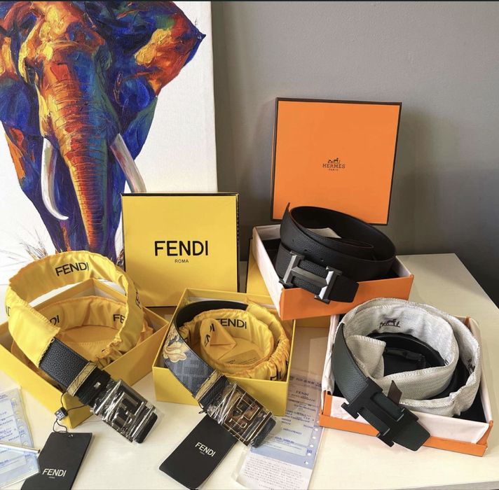 Колани от естествена кожа Gucci , LV , Fendi , Balenciaga , Prada