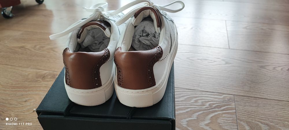 Pantofi sport din piele Massimo Dutti