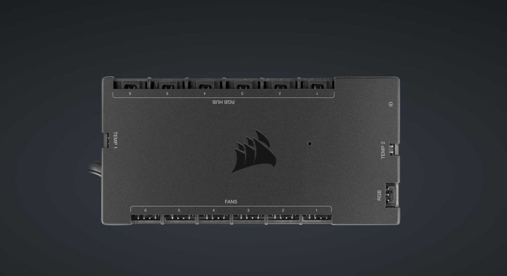 Corsair RGB 18 FANs controler iCUE Commander CORE XT НОВ