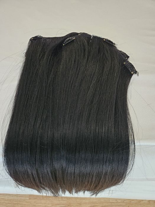 Естествена черна коса 62см