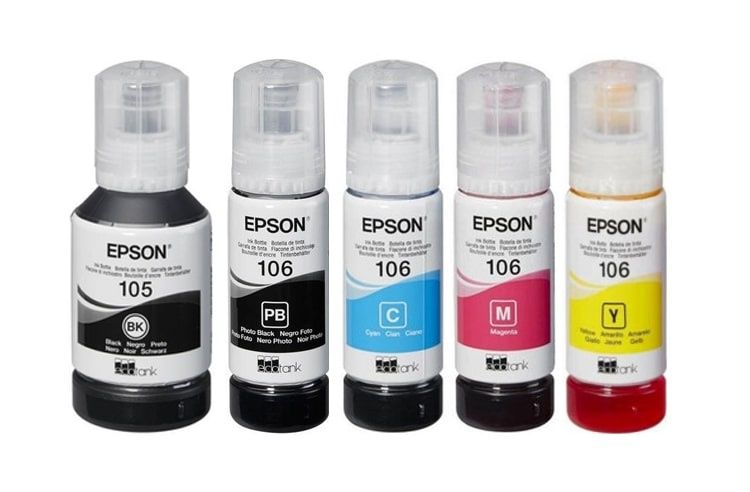 Комплект  чернил Epson (105/106) L7160/L7180 (B/BP/C/M/Y) 4х70ml +140m