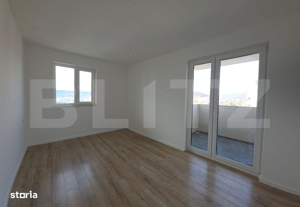 Apartament 3 camere, 62,65 mp, 2 bai, balcon 9,10 mp, finisaje premium