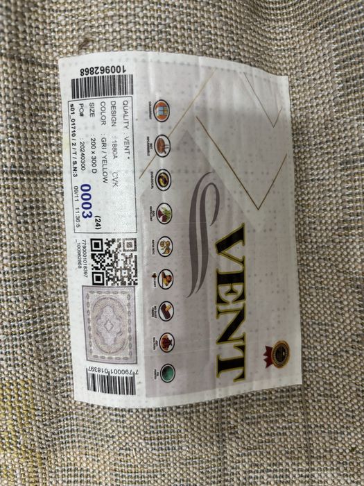 Ковер 3*2 в хорошем состоянии