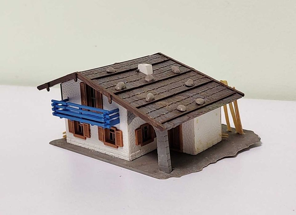 lot machete casute diorama H0 1:87 CFR