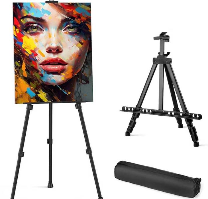 Sevalet metalic reglabil pentru pictura