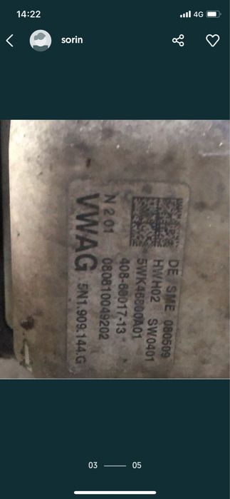 Caseta de directie vw passat b7 cu garrantie 2 ani  3C1423050L