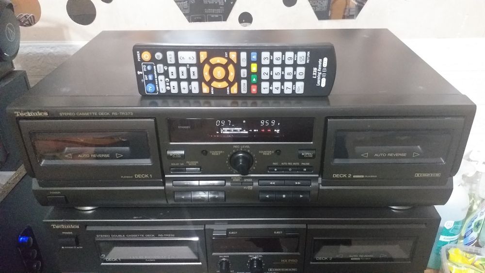 Deck Technics RS-TR 373 dublu caset cu telecomanda