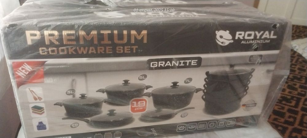 Yangi Kukmara qozonlari Granit Germayina mahsuloti qadog‘i ochilmagan