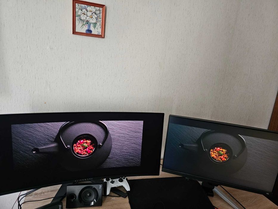Гаранционно подменен DELL Alienware 34 inch Curved QD-OLED Gaming монитор - AW3423DWF