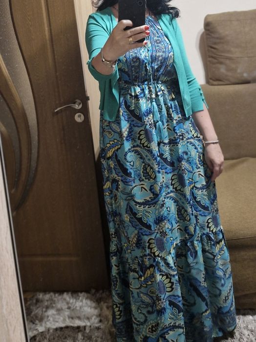 Rochie lunga matase indiana,KoalaBay,L