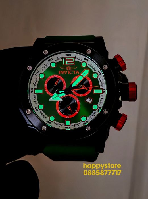 INVICTA Sea Hunter Green 54 mm, Инвикта нов ръчен часовник