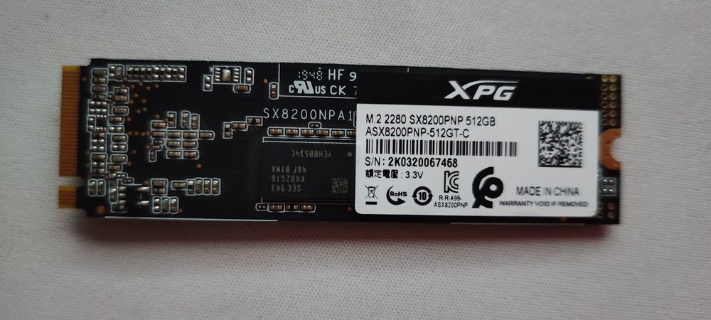 ADATA XPG SX8200 Pro 512GB