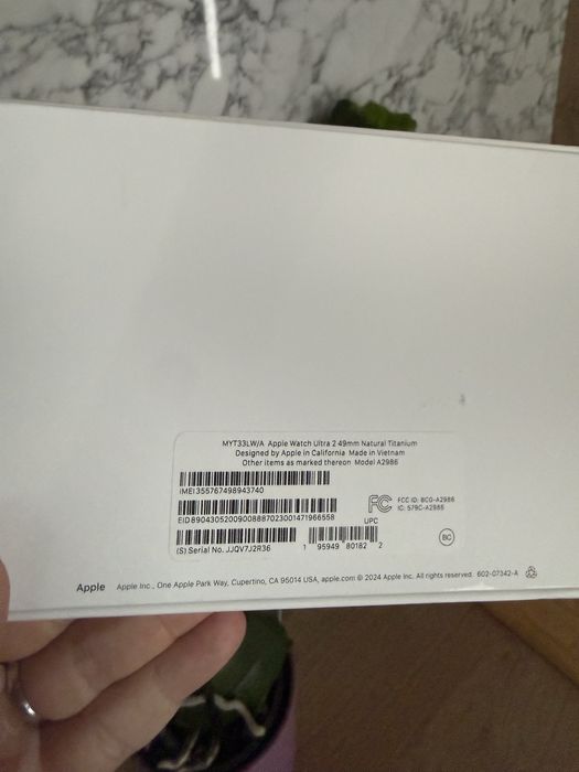 Apple Watch Ultra 2 (GPS + Cellular) 49MM Titanium, 96% baterie