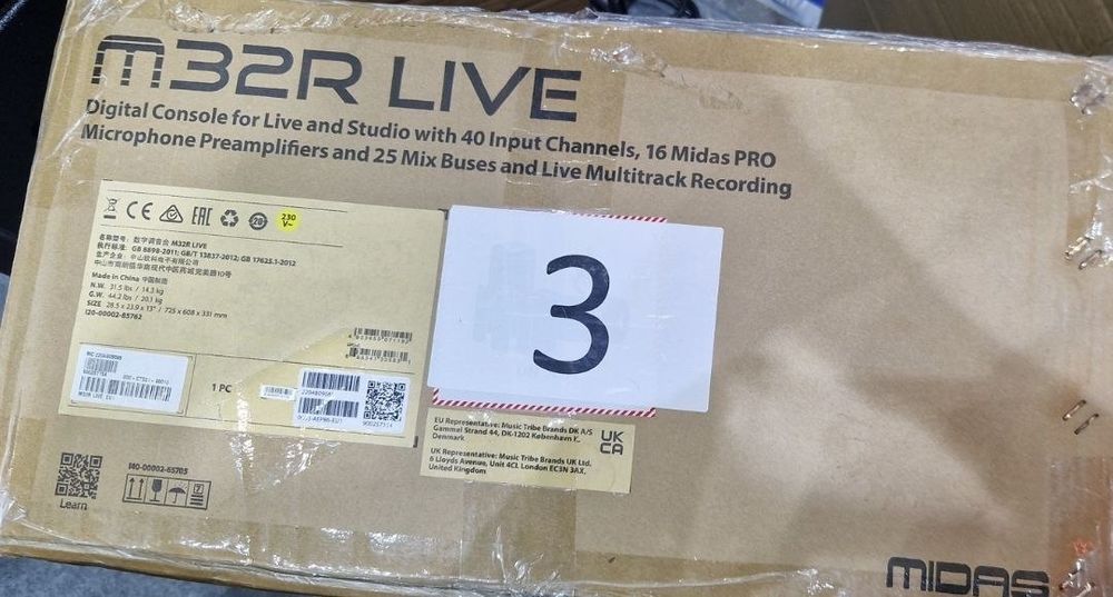 Midas M32R mixer