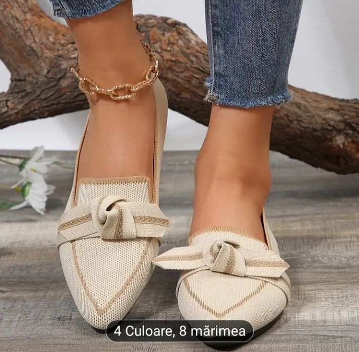 Balerini noi din pânză marimea 38