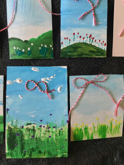 martisor pictat manual (martisoare)