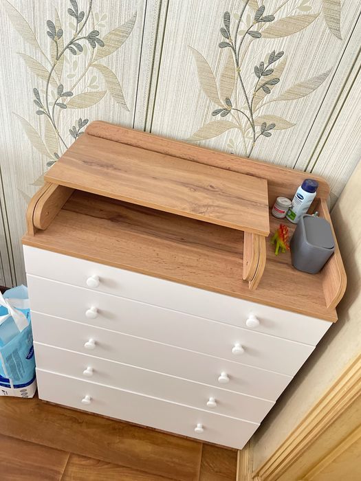 Пеленальный комод-трансформер 2 в 1