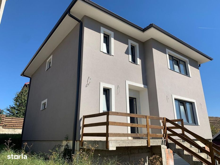 Casă cu teren – Zona Profi Chinteni | Casă nouă, semifinisată | Garaj