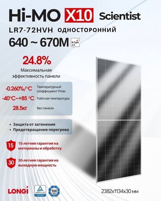 Quyosh panel urnatish 30kwt