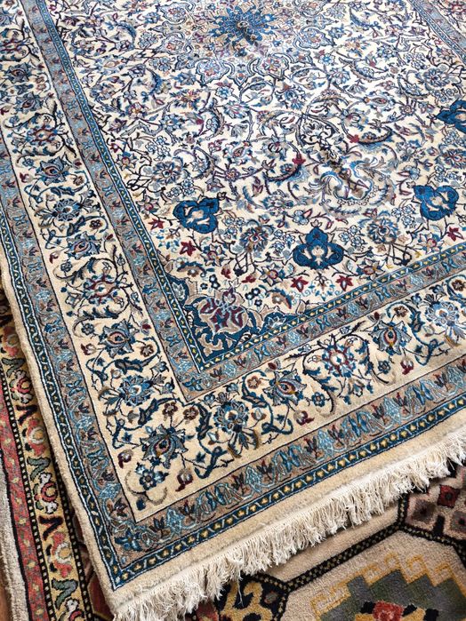 Covor oriental Nain 9La lana matase 360 x 200 covor persan autentic