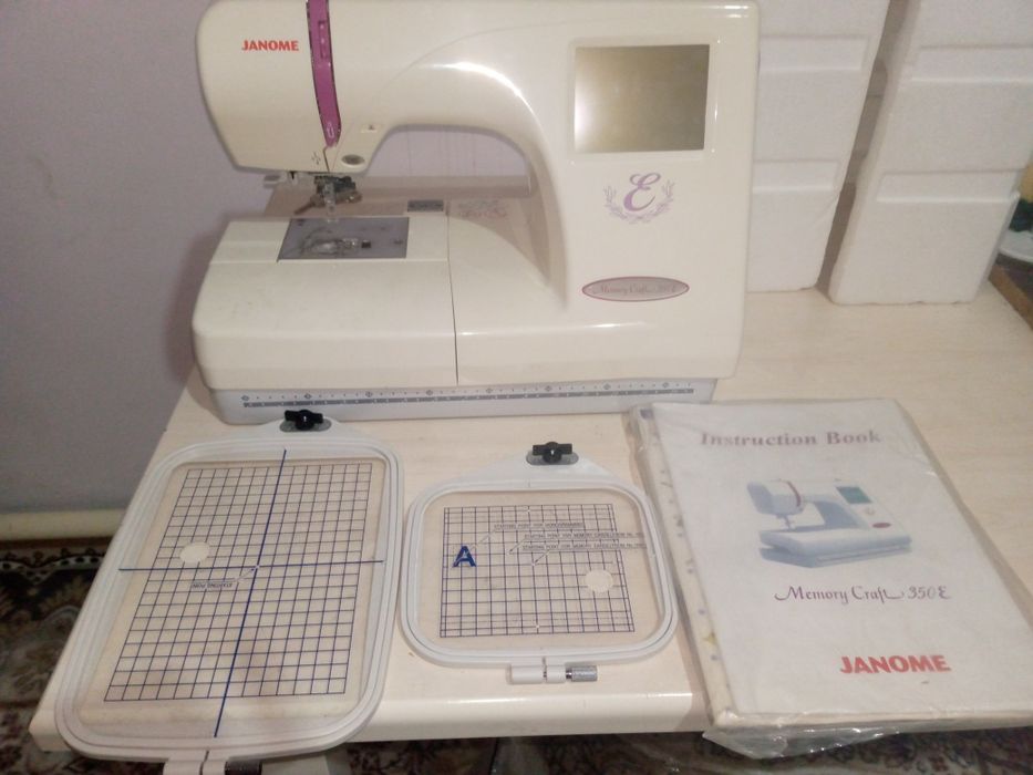 Janome 350 E rusumli  vishivka mashinkasi