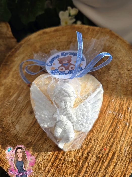 ~°Подаръци за гости -"Ангел"- изработка на гипсов сувенир или сапун°~