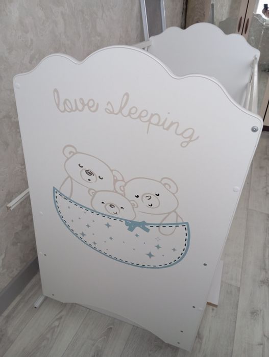 Детская кровать с колыбелью