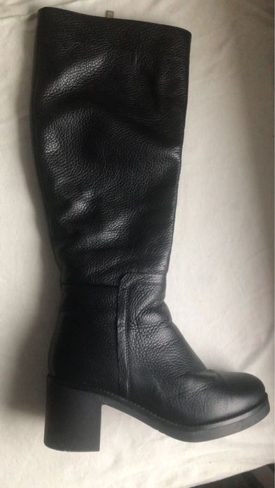 Сапоги кожанные