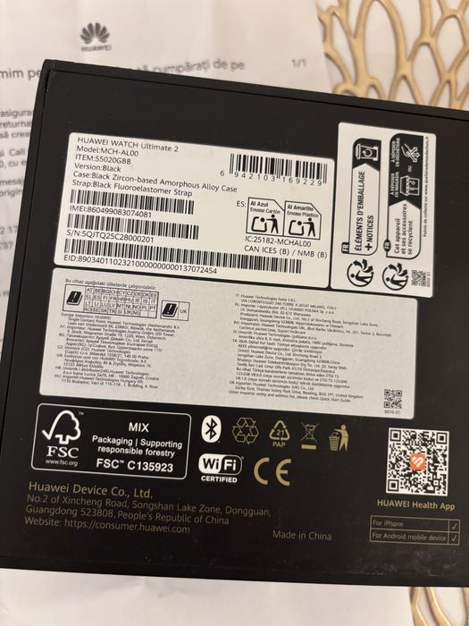 Huawei watch ultimate 2 nou