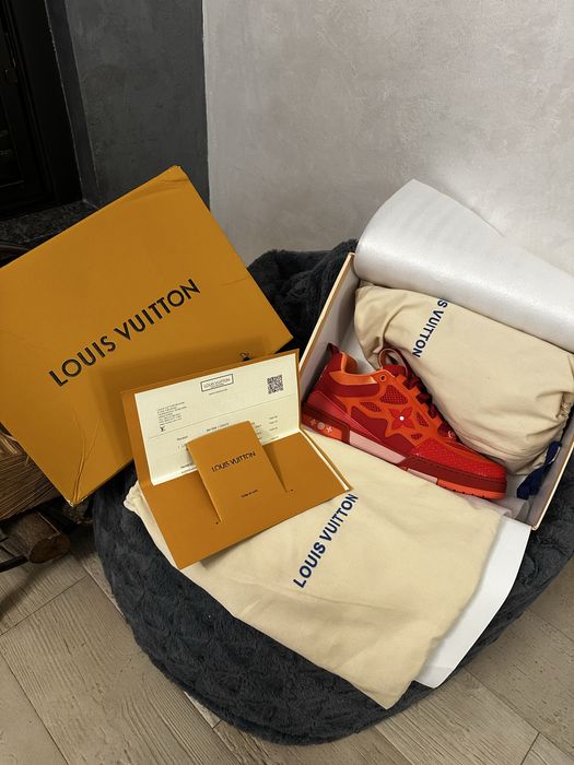 Louis Vuitton LV Skate Sneakers Red