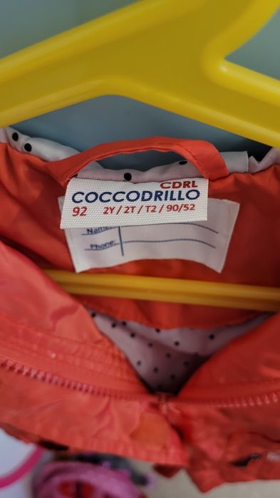 Geacă de ploaie, impermeabila, Coccodrillo, mărime 92