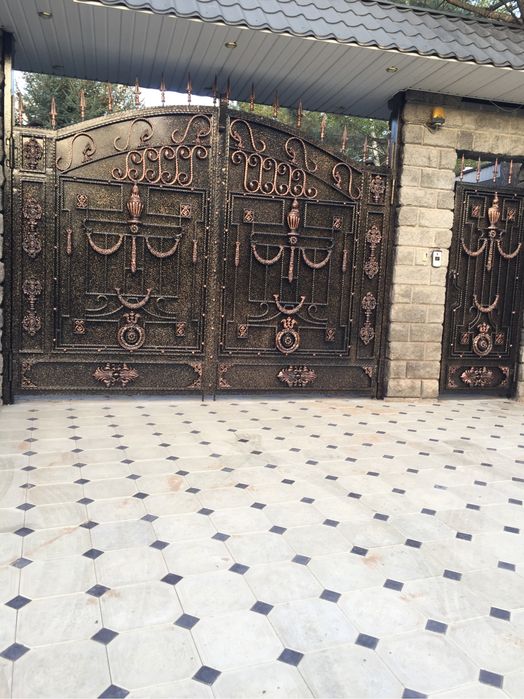 Покраска ворот