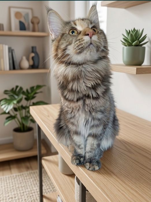 Кошечка Мейн Кун классика