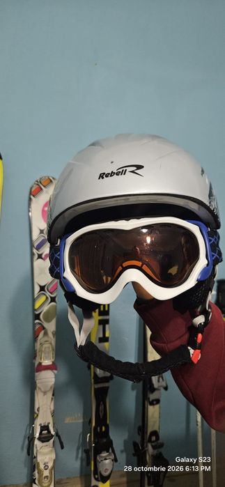Casca ski si ochelari
