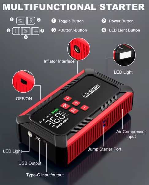 Starter auto multifunctional