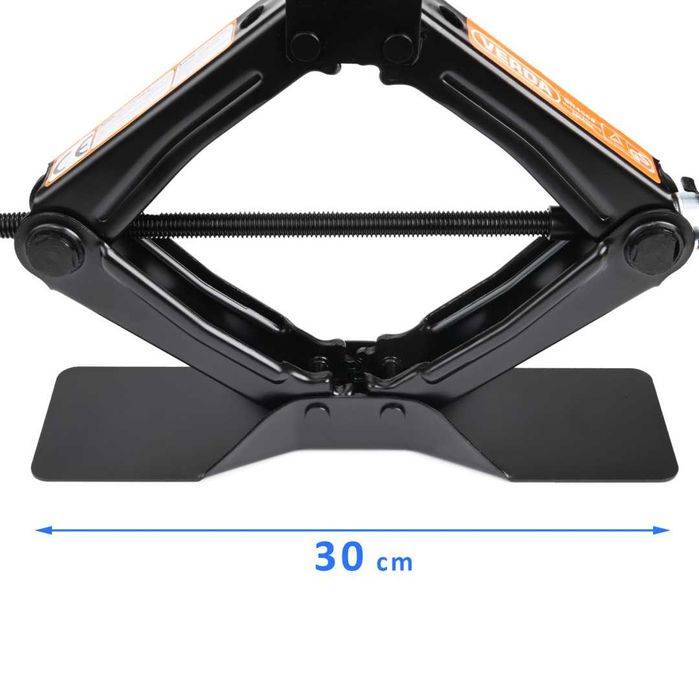 Cric trapezoidal 2t pentru ridicarea masinii cheie roti husa manusi