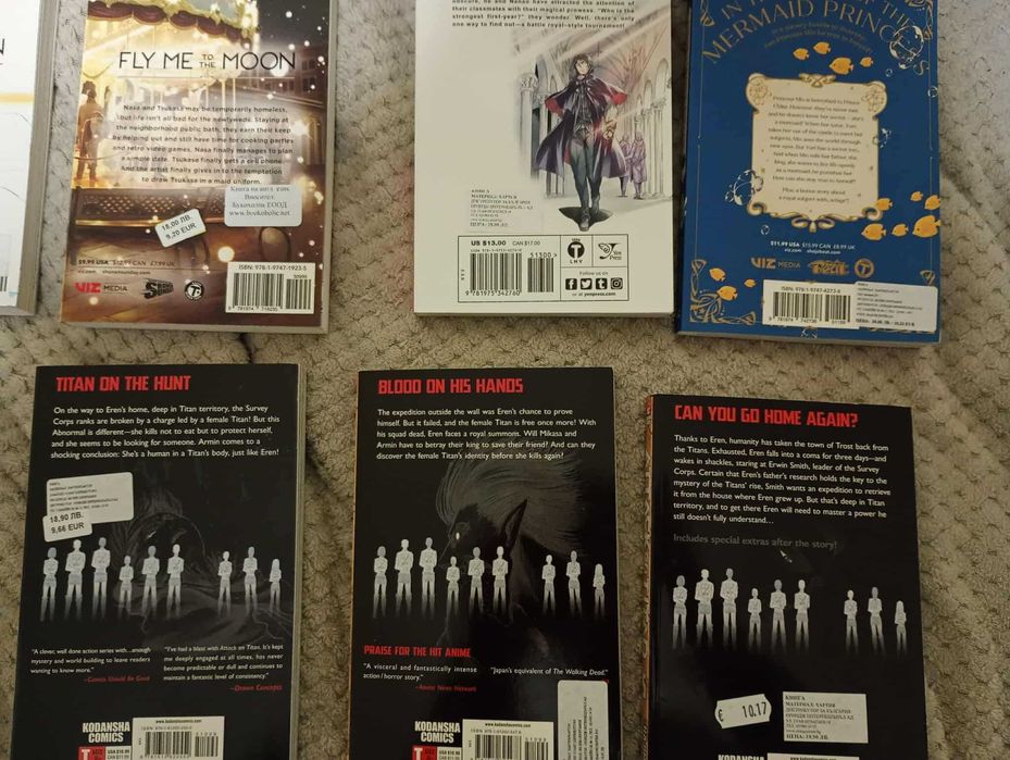 manga колекция 10бр. + чашка