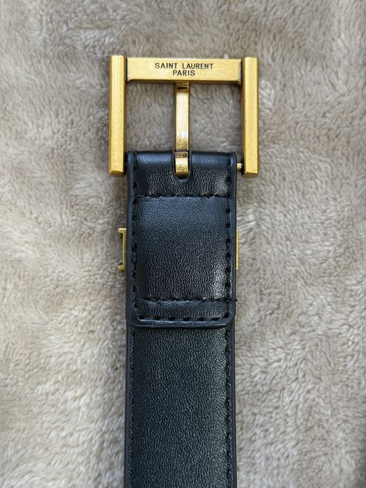 YSL дамски колан естествена кожа