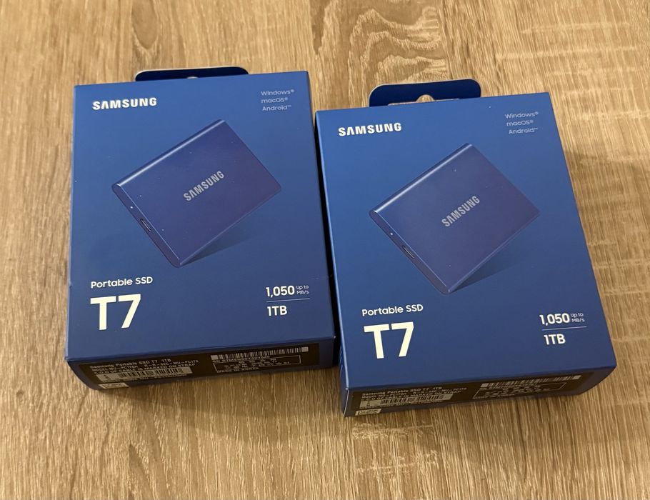 SSD Portabil 1TB Samsung T7 NOU SIGILAT ! / Portable ssd Hard Disc HDD